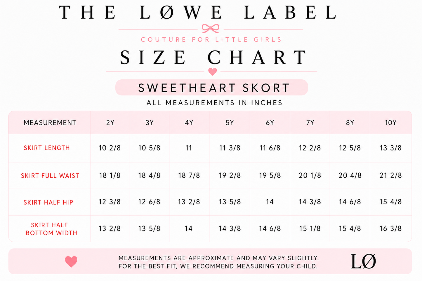 The Sweetheart Skort