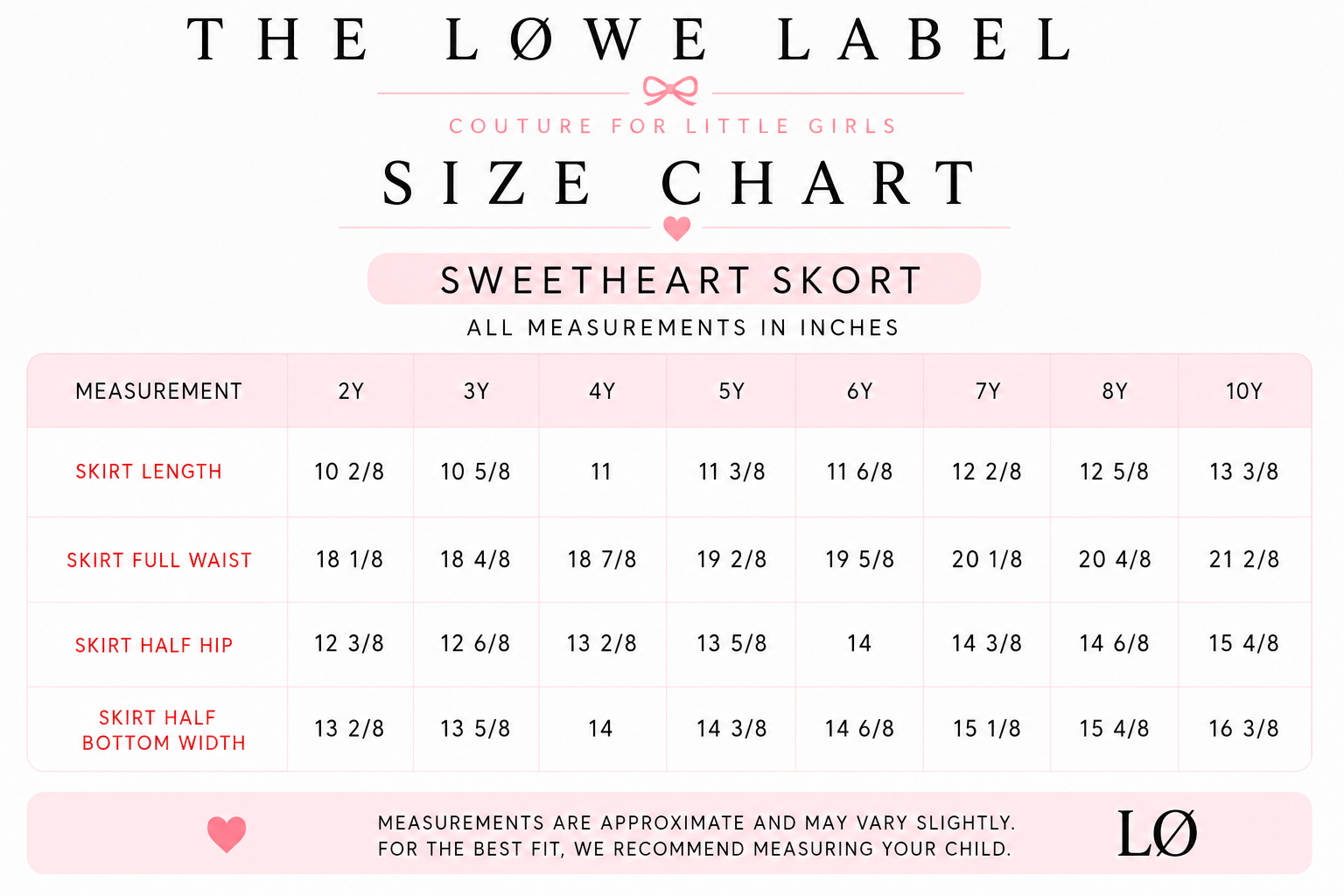 The Sweetheart Skort